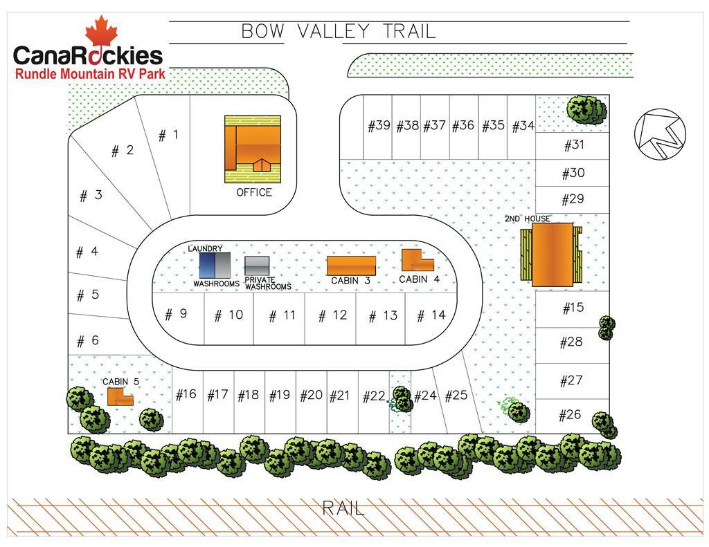 Rundle Mountain Rv Park Hotell Canmore Eksteriør bilde